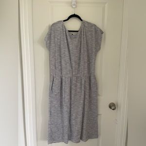 Casual Blue Stripped Dress.